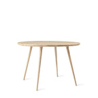 Mater - Table à manger d’accent Ø 110 en bois de chêne