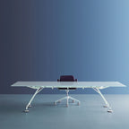 Tecno Spa - Weisser Tisch von Norman Foster