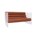 Kuumo - 2-Sitzer Sofa aus veganem Leder MW02 BROWN