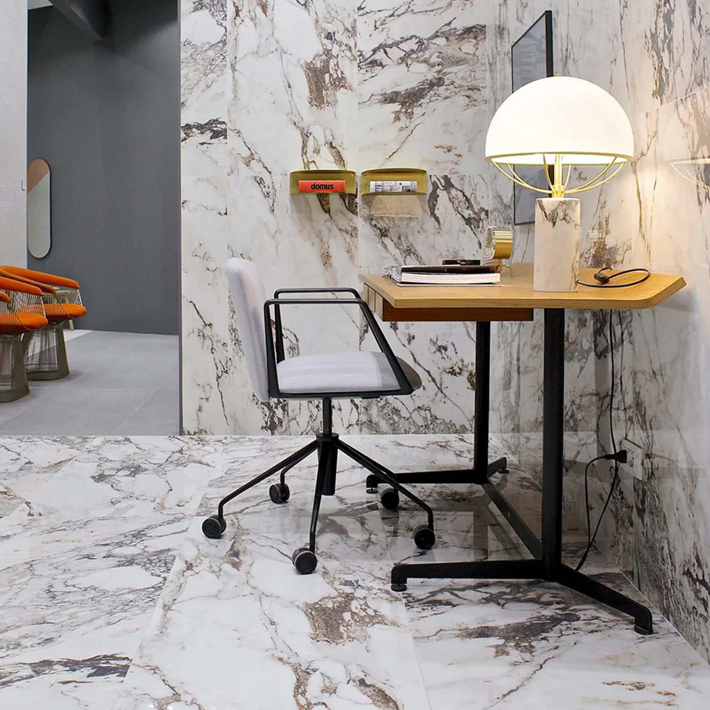 Tecno Spa - T90-Schreibtisch von Osvaldo Borsani