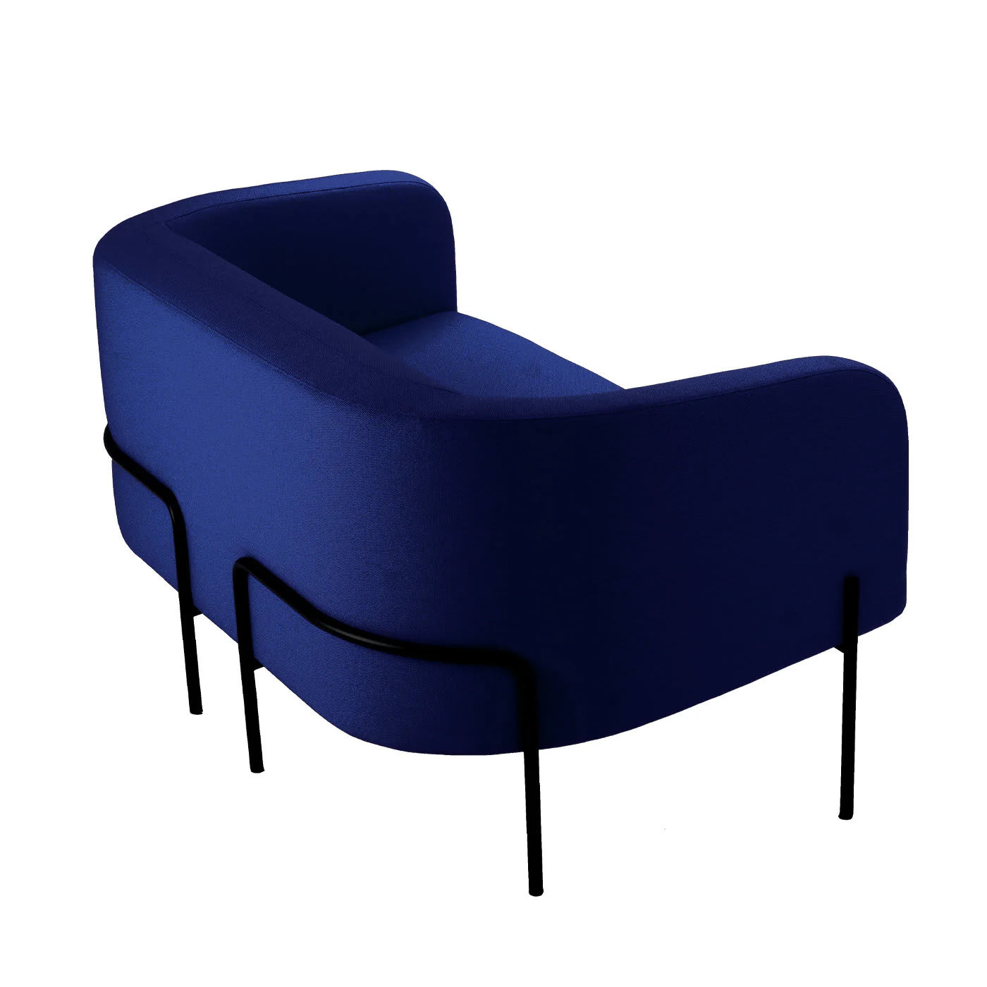 Tecno Spa - Laetitia 2-Sitzer Sofa in Blau by Fabio Fantolino