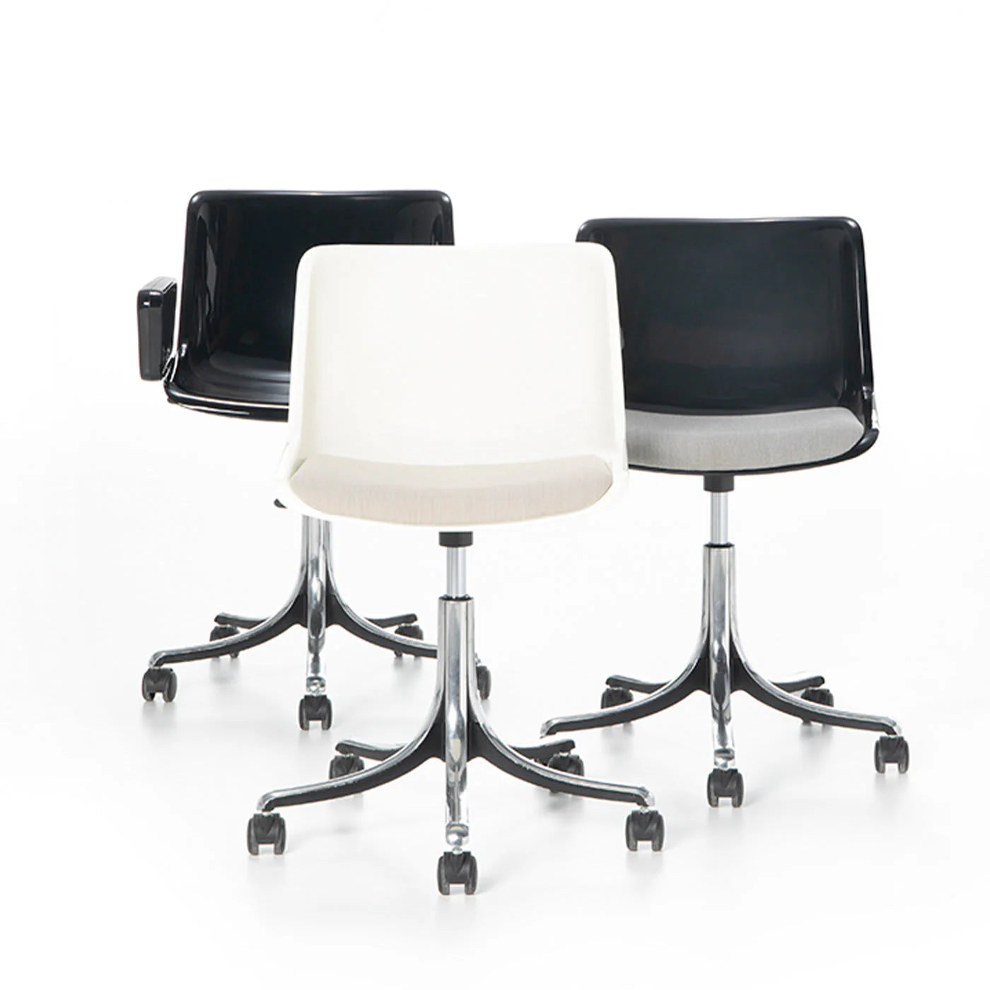 Tecno Spa - Modus Drehstuhl Schwarz/Grau von Centro Progetti Tecno