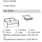 Ditre Italia - Schlafsofa LULÙ 2.0