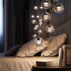 Kundalini - Lampes pendantes rosée - Ensemble de 5