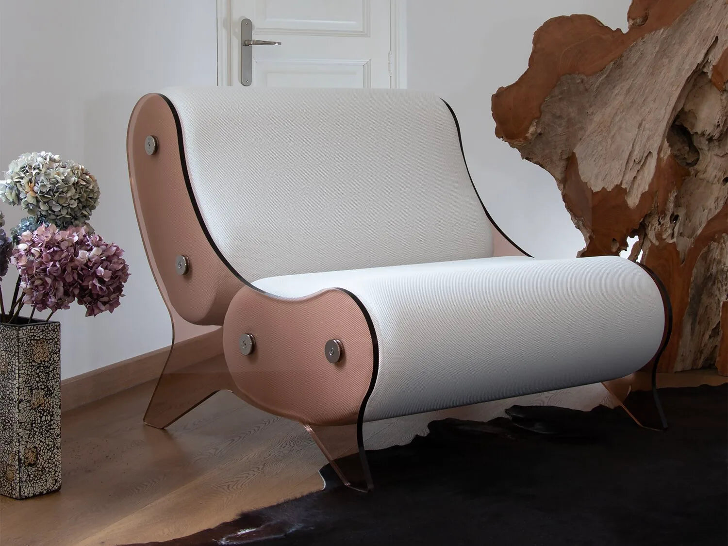 Kuumo - Sessel MW06 Bronze / White