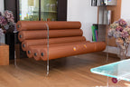Kuumo - 2-Sitzer Sofa aus veganem Leder MW02 BROWN