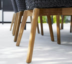 Cane-line - Peacock Soft Rope Gartenstuhl Hellgrau