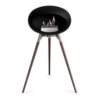 Le Feu - Chimenea de alta bioetanol con madera negra