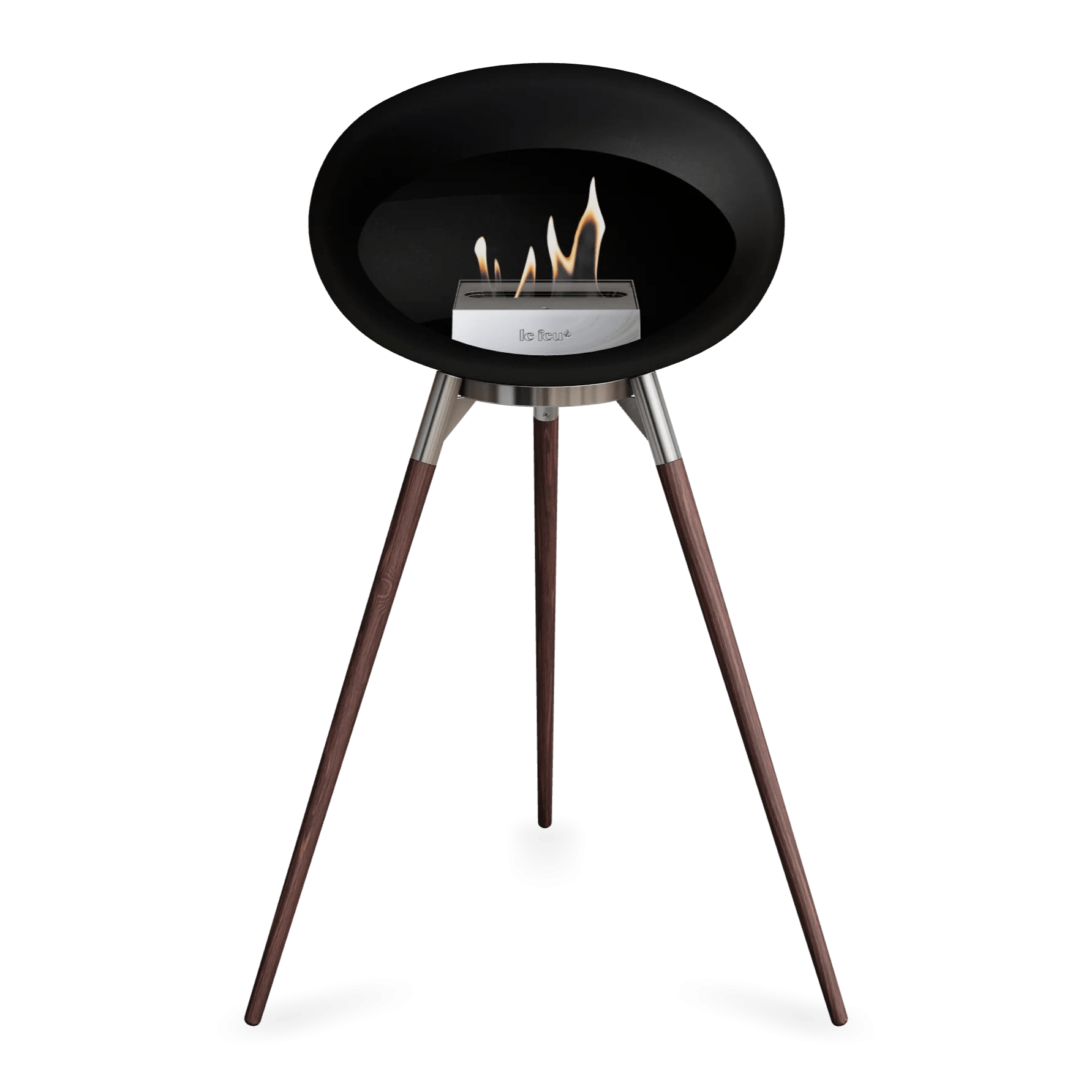Le Feu - Chimenea de alta bioetanol con madera negra
