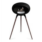 Le Feu - Chimenea de alta bioetanol con madera negra