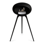 Le Feu - Chimenea de alta bioetanol con madera negra