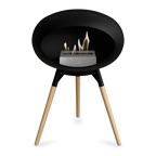 Le Feu - Camino a basso contenuto di bioetanolo in legno nero