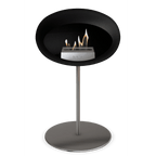 Le Feu - Zwarte Grond Stalen Laag Bioethanol Haard