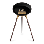 Le Feu - Chimenea de alta bioetanol con madera negra