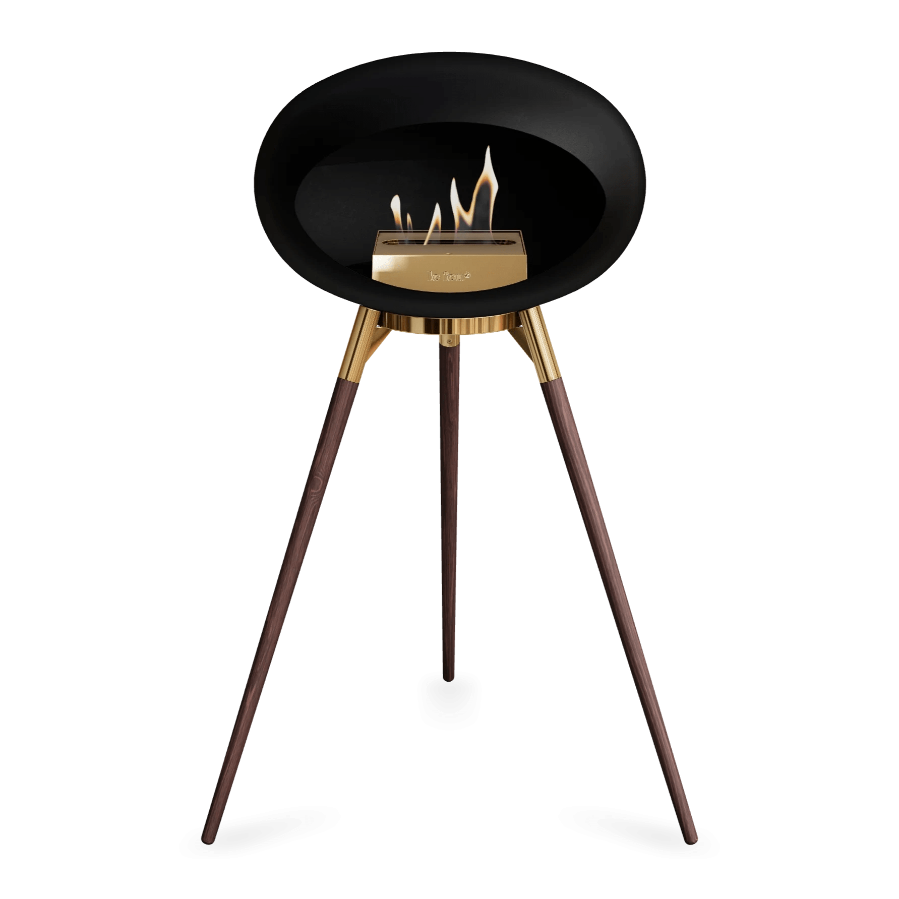 Le Feu - Chimenea de alta bioetanol con madera negra