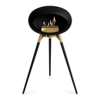 Le Feu - Chimenea de alta bioetanol con madera negra