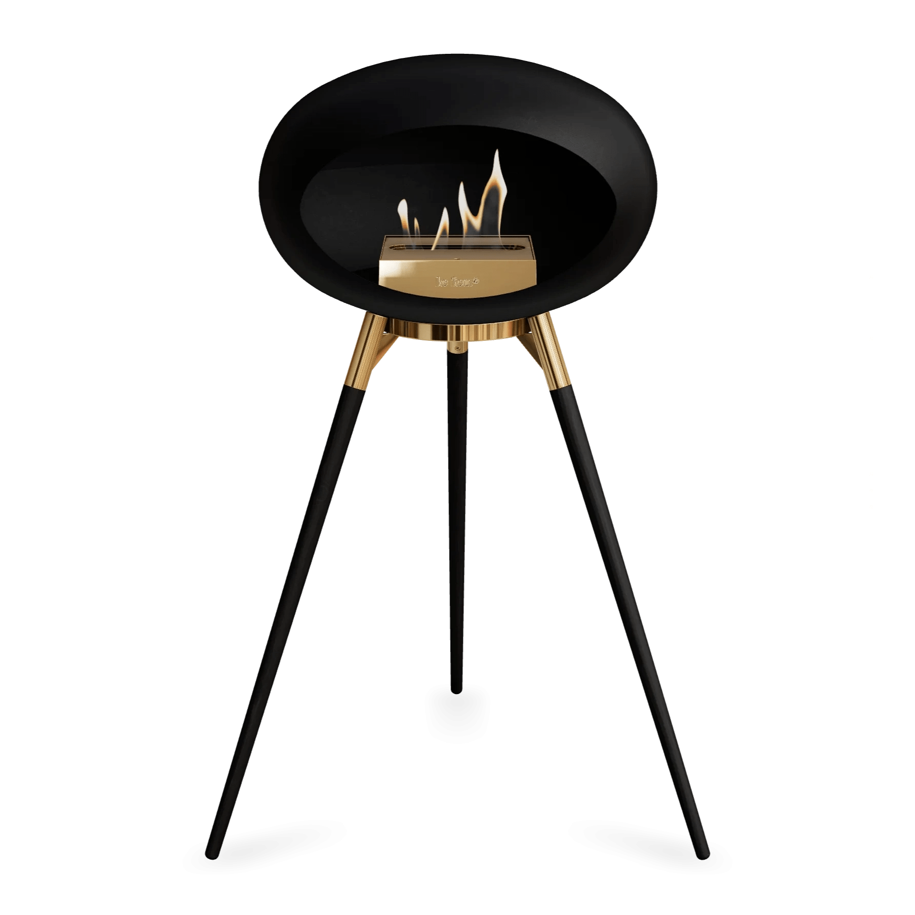 Le Feu - Chimenea de alta bioetanol con madera negra