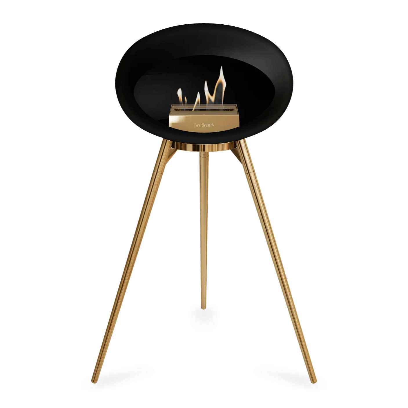 Le Feu - Chimenea de alta bioetanol con madera negra