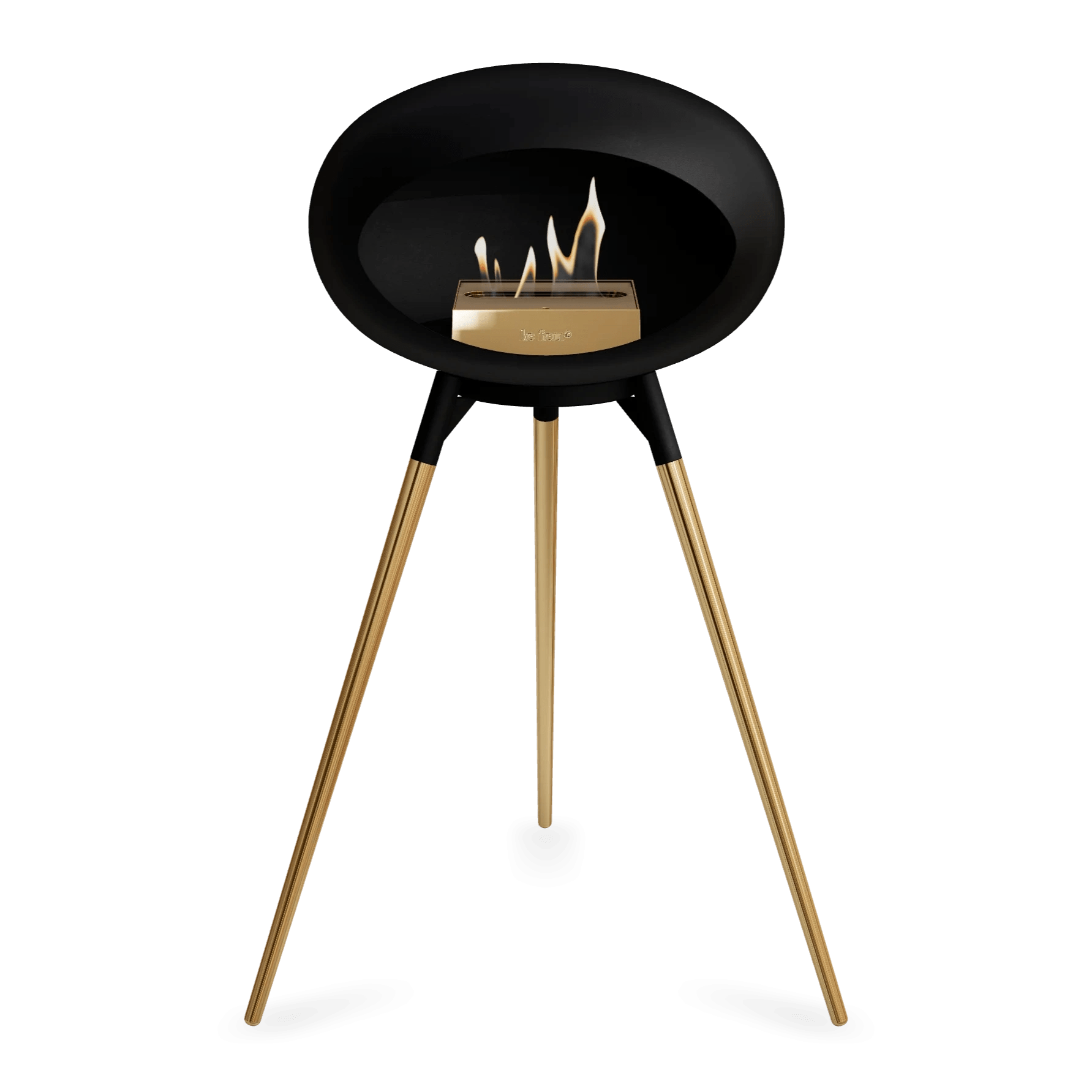 Le Feu - Chimenea de alta bioetanol con madera negra