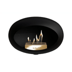 Le Feu - Camino nero a bioetanolo da parete