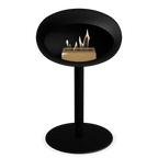 Le Feu - Zwarte Grond Stalen Laag Bioethanol Haard