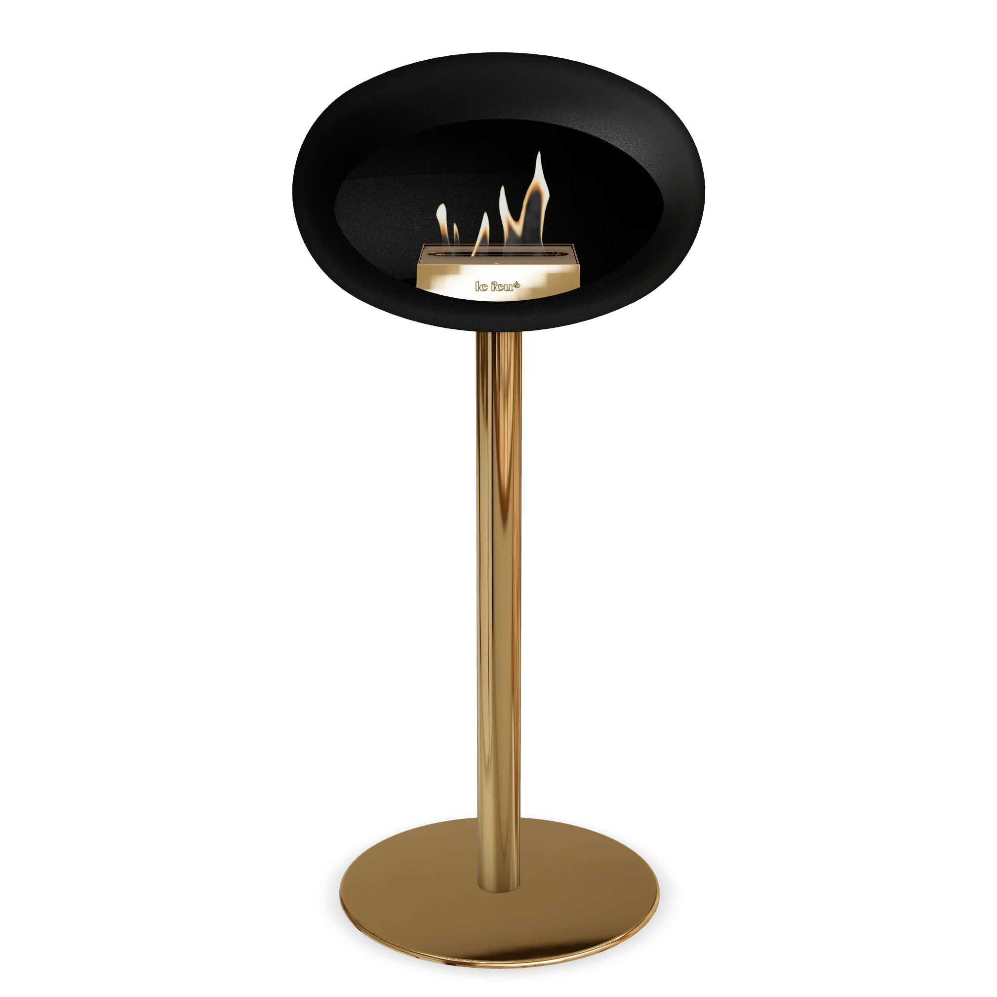 Le Feu - Black Ground Steel High Bioethanol-Kamin