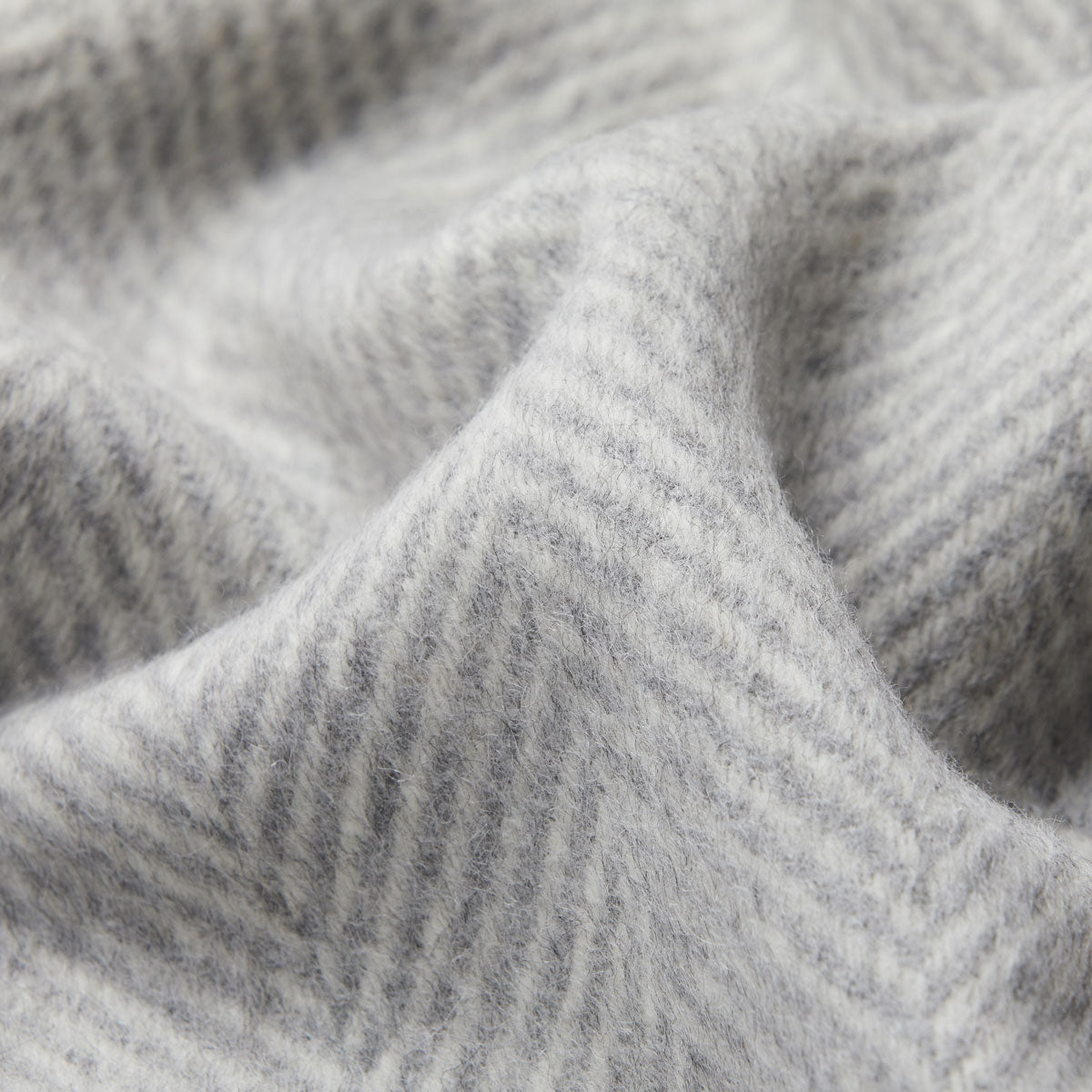 Plaid in alpaca naturale - Pesce spina classico