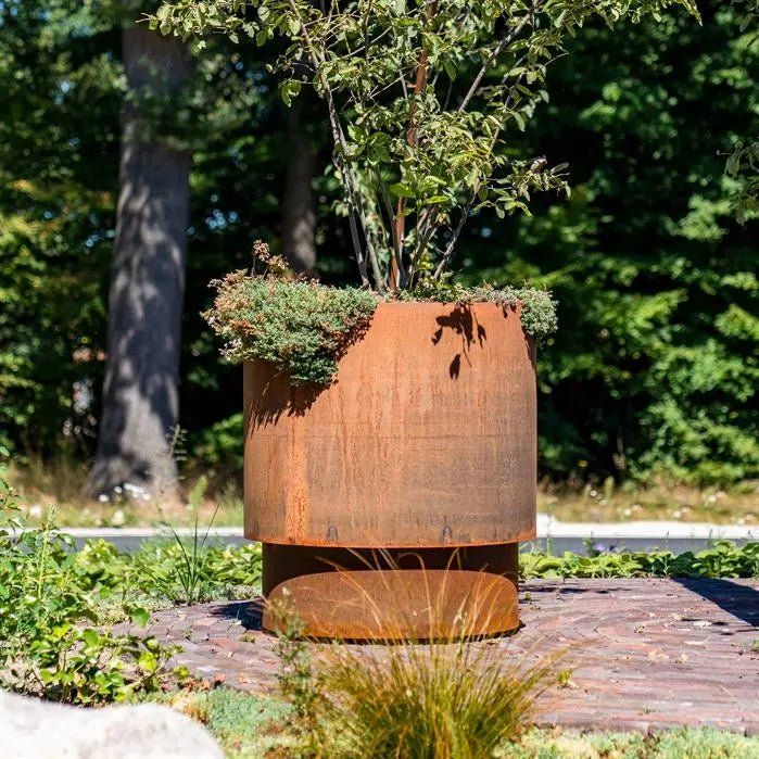   - Adezz - Maceta Extend de acero corten                              