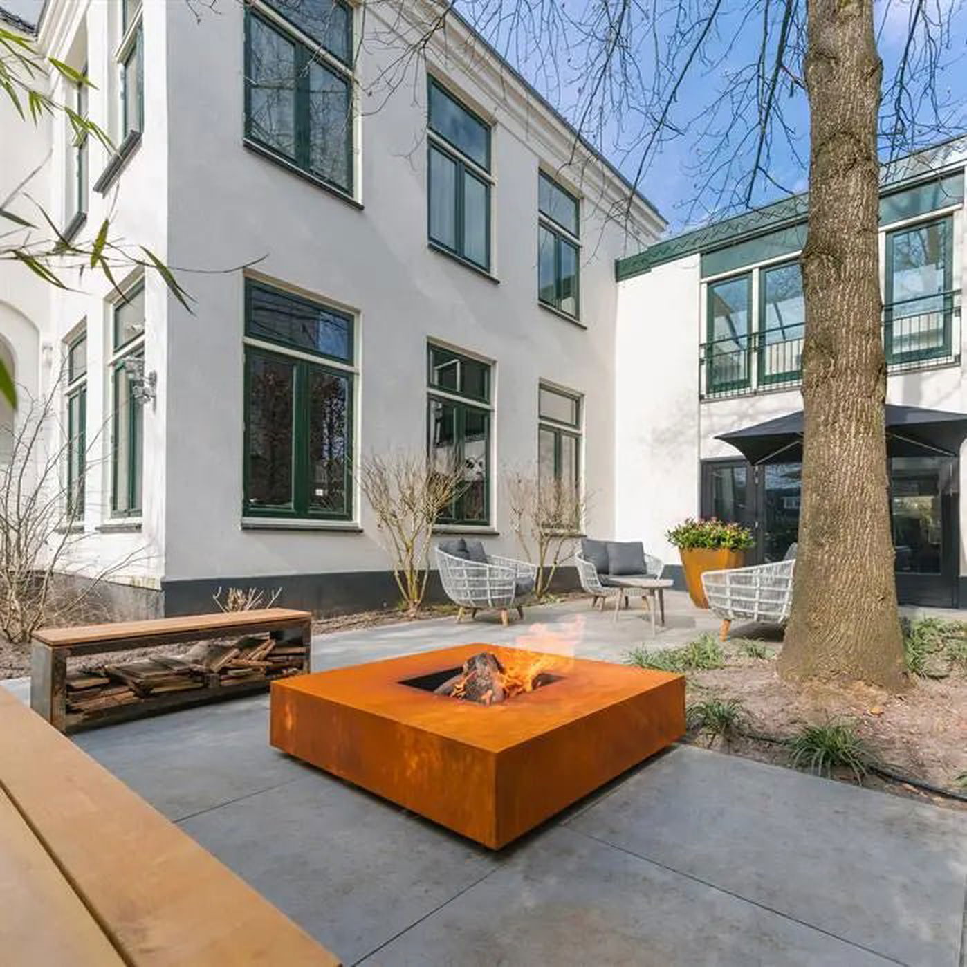   - Adezz - Mesa de fuego Cuadrada                              