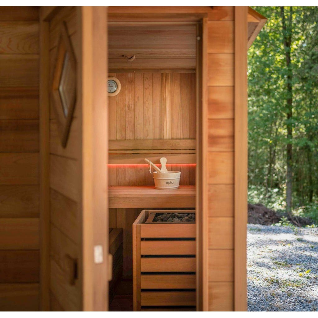   - Alpha Wellness - Sauna extérieure Chaleur                              