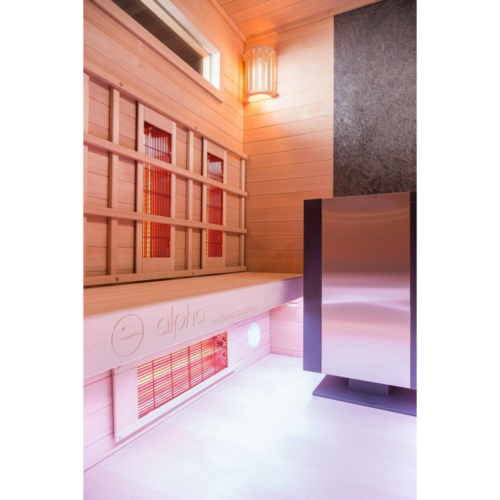   - Alpha Wellness - Outdoor-Sauna Chaleur Combi                              