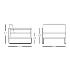Bivaq - Sit Loungesofa Modul links