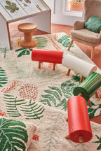 Lorena kanalen - Wasbaar tapijt Botanische Planten 140 x 200 cm