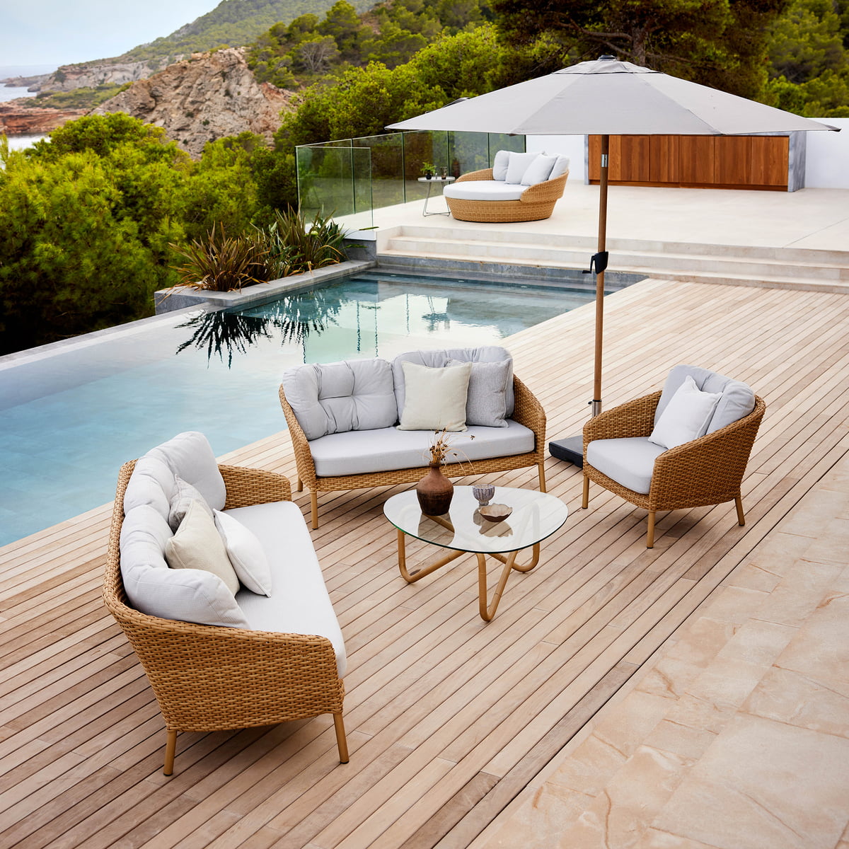 Cane-line - Ocean 2-Sitzer Sofa