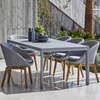 Cane-line - Peacock Soft Rope Gartenstuhl Hellgrau