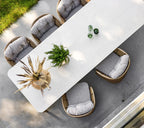 Rietlijn - Mand-armstoel