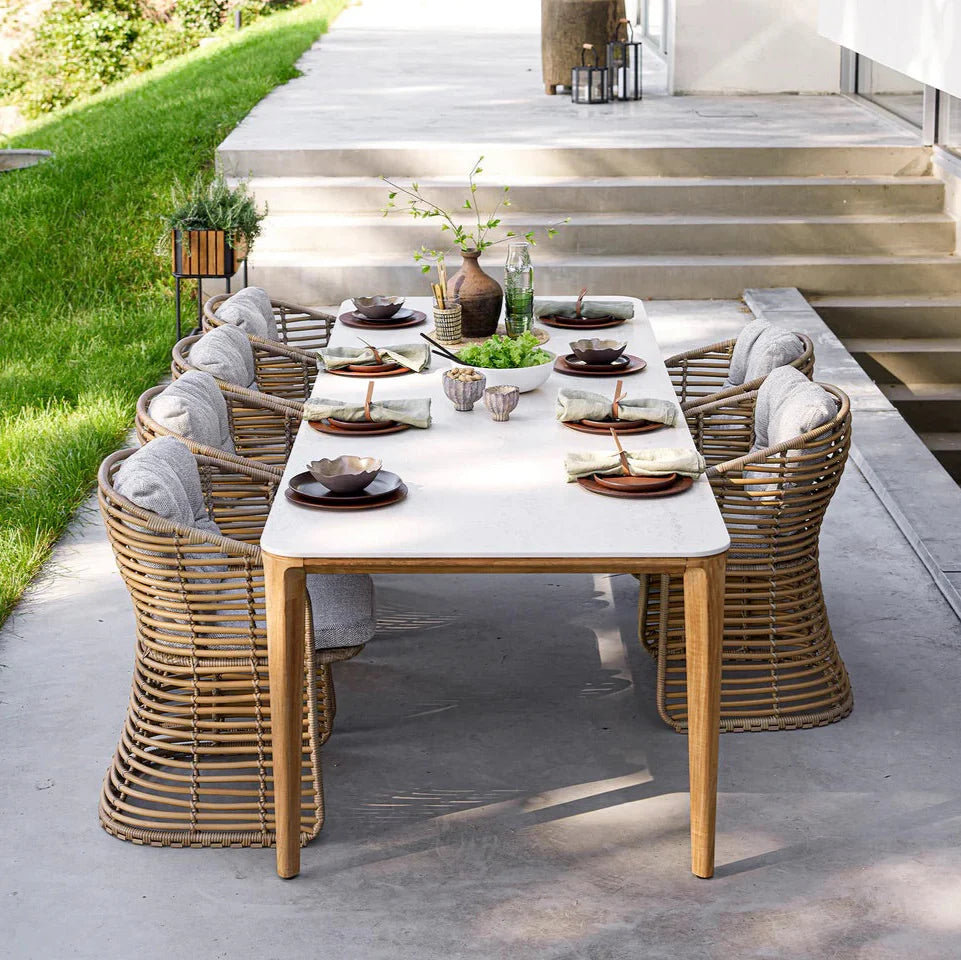 Rietlijn - Mand-armstoel