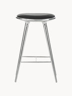 Mater - Sgabello con barra alta in alluminio