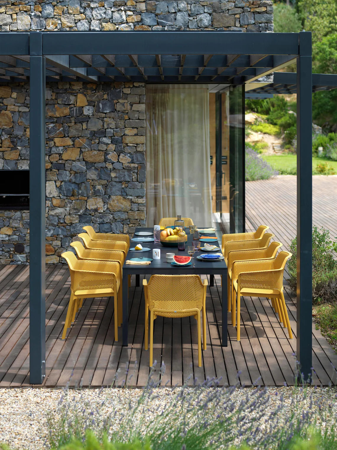 Nardi - Set 4x Net Armlehnstuhl in versch. Farben