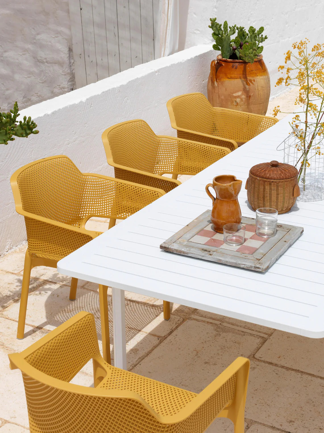 Nardi - Set 4x Net Armlehnstuhl in versch. Farben