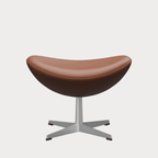 Fritz Hansen - Eierstoel Voetenstoel Leer