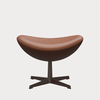 Fritz Hansen - Eierstoel Voetenstoel Leer