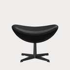 Fritz Hansen - Eierstoel Voetenstoel Leer