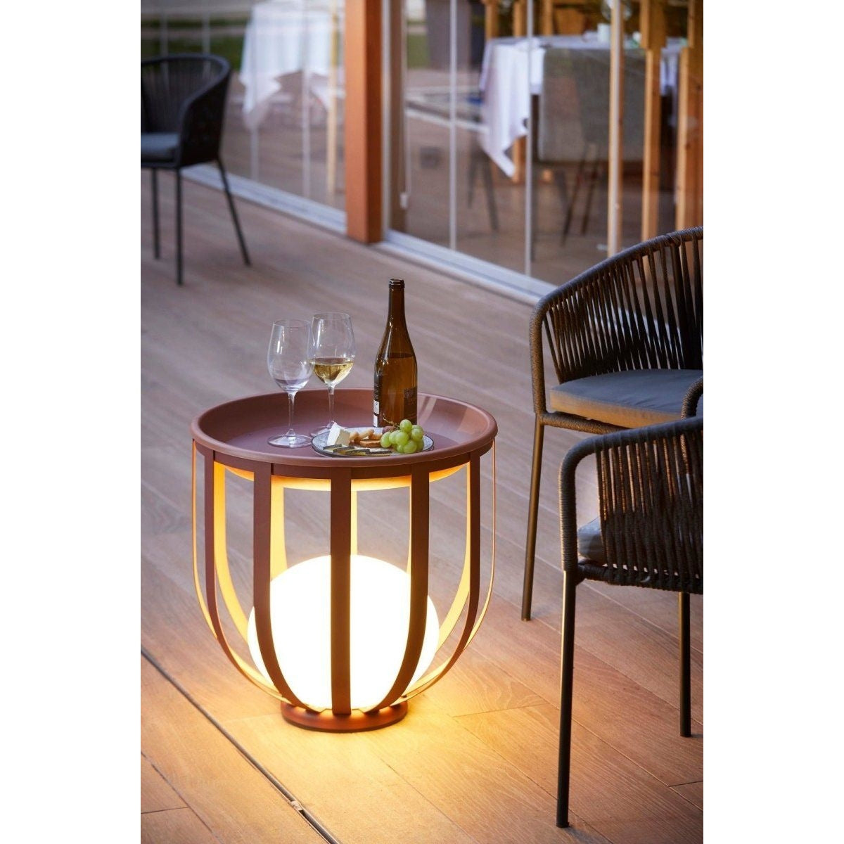   - Estiluz - Stehleuchte Bols P-4028X inkl. Tablett                              