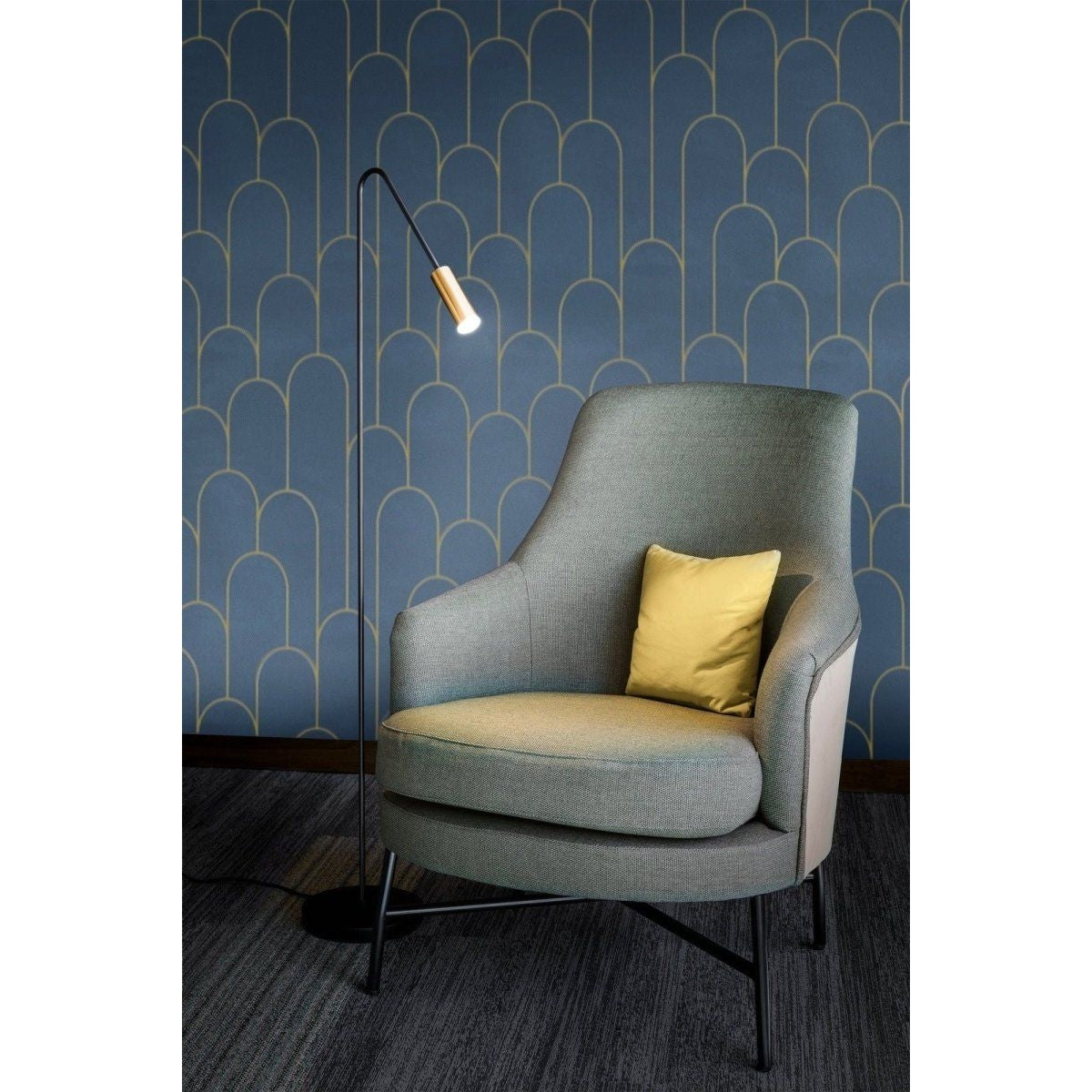   - Estiluz - Lampada da terra Volta p-3538-W                              