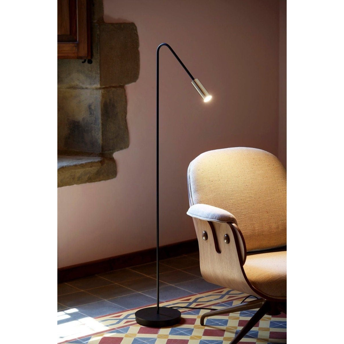   - Estiluz - Lampada da terra Volta p-3538-W                              