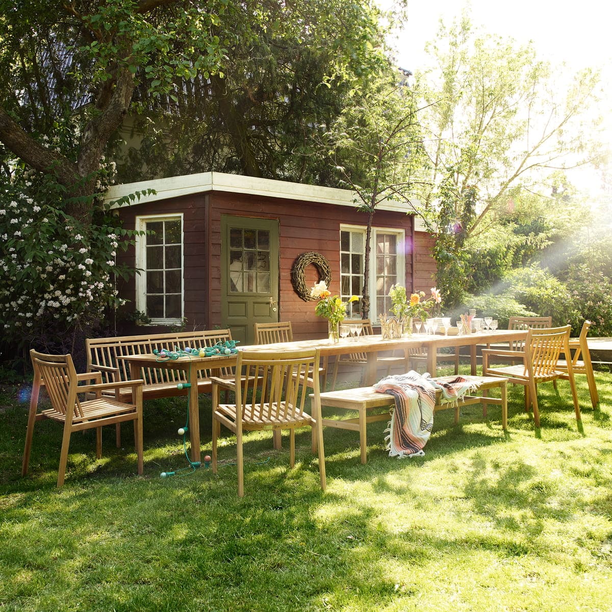 FDB Møbler - Tavolo da giardino M2 - M3