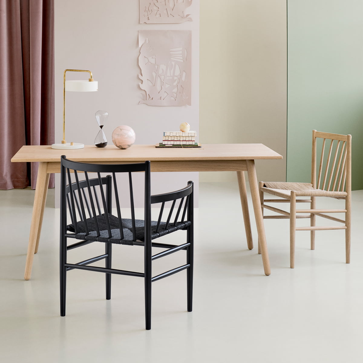 FDB Møbler - Sedia J80 in Quercia