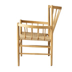 FDB Møbler - Fauteuil lounge J82 en chêne mat laqué