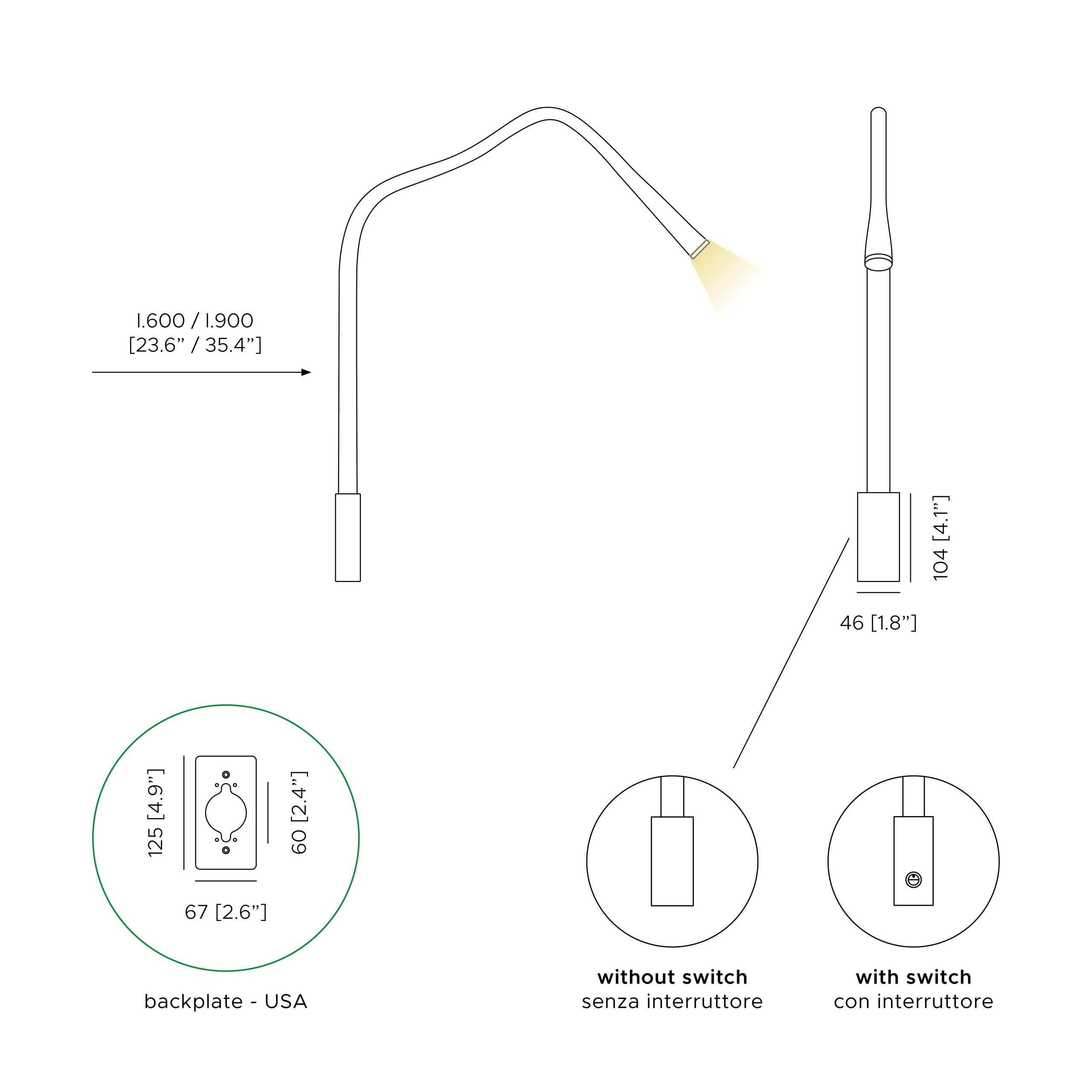 Contardi - Flexiled AP Steel L.600 Strahler